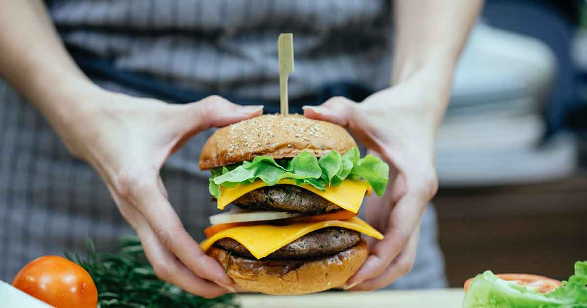 BURGER DE PORTOBELLO DE CHAMPINTER